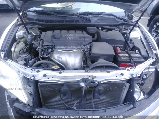 4T4BF3EK9AR006703 - 2010 TOYOTA CAMRY SE/LE/XLE SILVER photo 10
