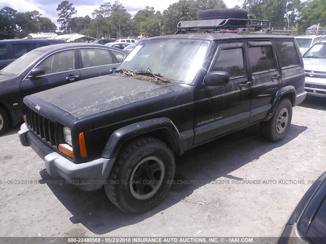 1J4FF68SXXL630922 - 1999 JEEP CHEROKEE SPORT/CLASSIC შავი ფოტო 2