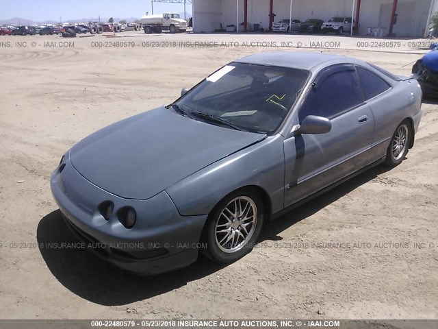 JH4DC4341RS010986 - 1994 ACURA INTEGRA RS GRAY photo 2