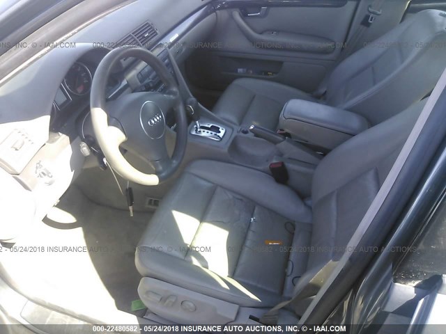 WAULC68E33A267698 - 2003 AUDI A4 1.8T QUATTRO GRAY photo 5