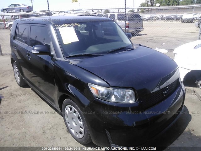 JTLKE50E691091788 - 2009 TOYOTA SCION XB შავი ფოტო 1