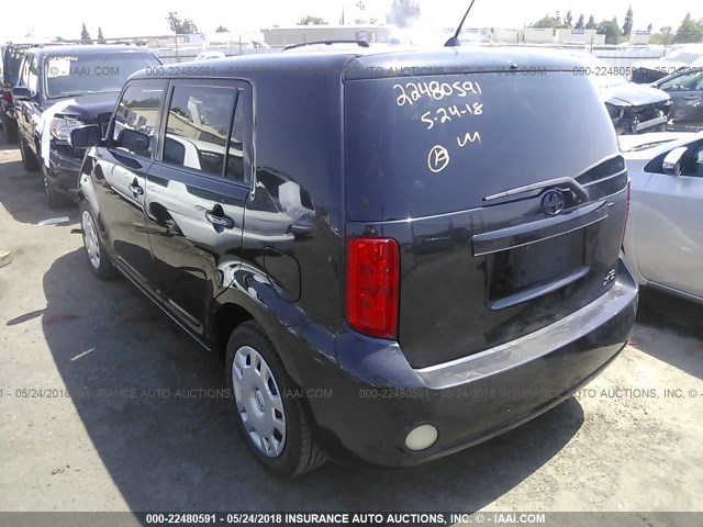 JTLKE50E691091788 - 2009 TOYOTA SCION XB შავი ფოტო 3