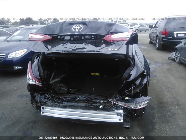 4T1B11HK1JU521090 - 2018 TOYOTA CAMRY L/LE/XLE/SE/XSE BLACK photo 6