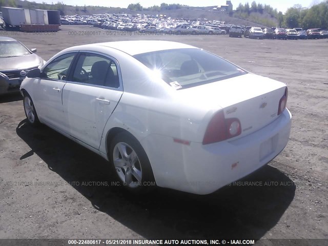 1G1ZA5E1XBF329297 - 2011 CHEVROLET MALIBU LS თეთრი ფოტო 3