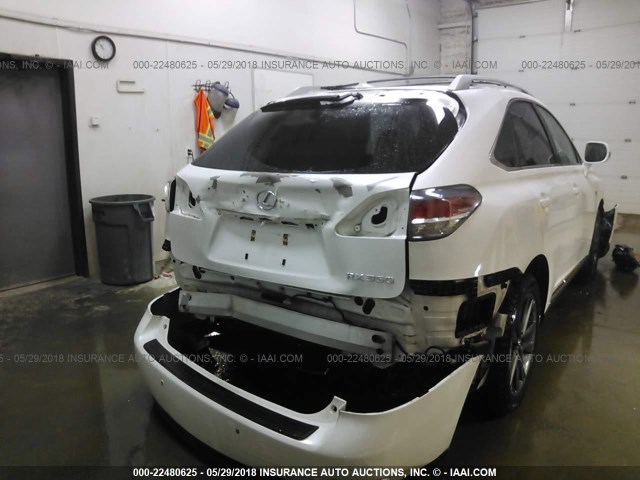 2T2BK1BA2DC191331 - 2013 LEXUS RX 350/BASE/F SPORT WHITE photo 6