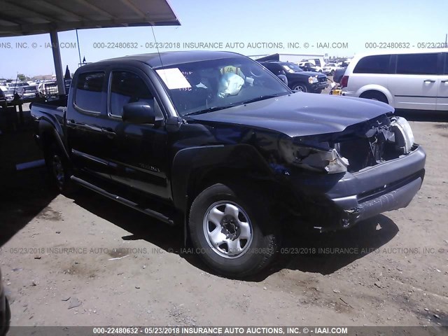 3TMJU62N39M081736 - 2009 TOYOTA TACOMA DOUBLE CAB PRERUNNER GRAY photo 1