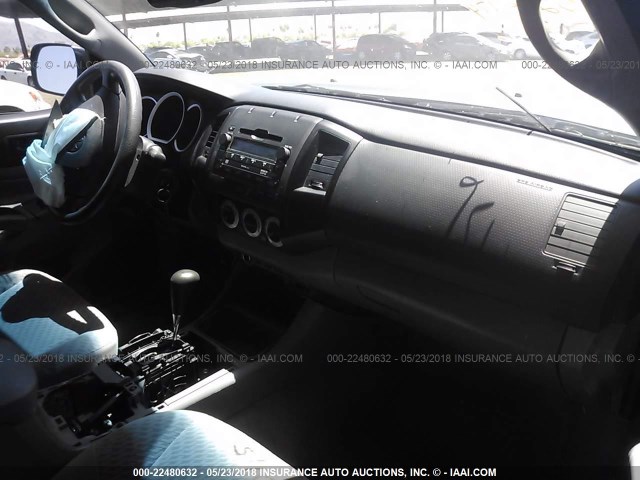 3TMJU62N39M081736 - 2009 TOYOTA TACOMA DOUBLE CAB PRERUNNER GRAY photo 5