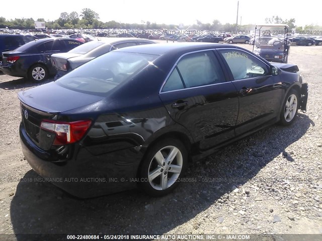 4T1BF1FK3CU159447 - 2012 TOYOTA CAMRY SE/LE/XLE 黑色 照片 4
