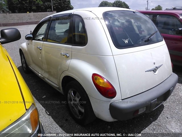 3C4FY48B83T610087 - 2003 CHRYSLER PT CRUISER CLASSIC WHITE photo 3