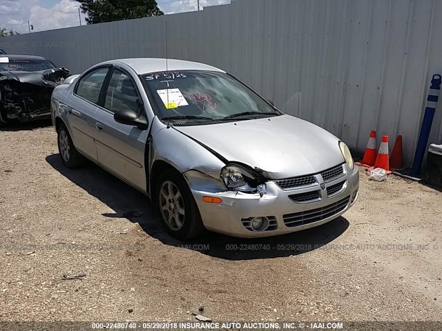 1B3ES56C64D614064 - 2004 DODGE NEON SXT SILVER photo 1