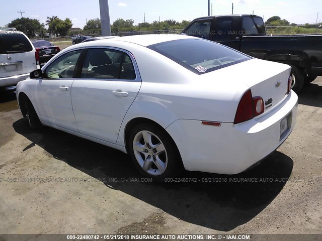 1G1ZA5E04AF232604 - 2010 CHEVROLET MALIBU LS 白色 照片 3