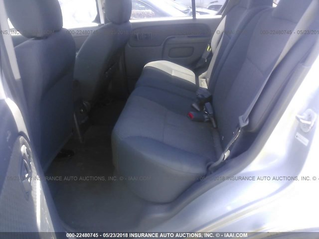 5N1ED28T63C636750 - 2003 NISSAN XTERRA XE/SE SILVER photo 8