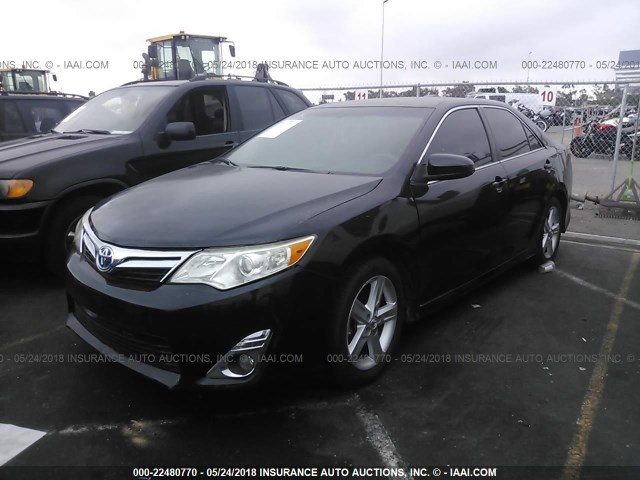 4T1BF1FK2EU306361 - 2014 TOYOTA CAMRY L/SE/LE/XLE 黑色 照片 2