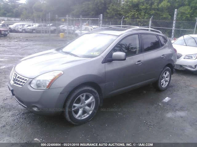 JN8AS58T99W054566 - 2009 NISSAN ROGUE S/SL GRAY photo 2