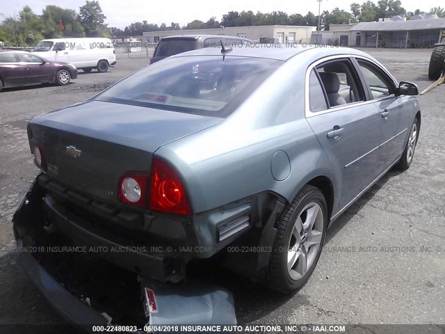 1G1ZH57BX94230633 - 2009 CHEVROLET MALIBU 1LT 绿色 照片 4