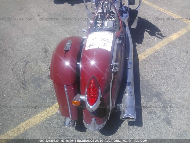 56KTCAAA3E3312735 - 2014 INDIAN MOTORCYCLE CO. CHIEFTAIN RED photo 6