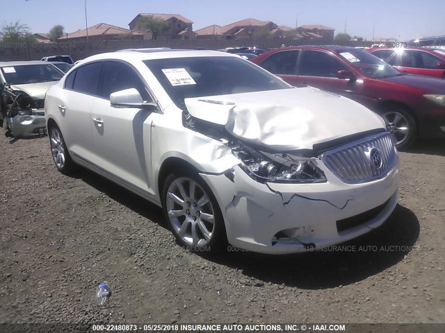 1G4GE5GV4AF168099 - 2010 BUICK LACROSSE CXS WHITE photo 1