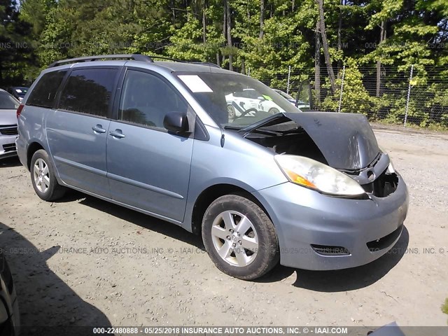 5TDZA23C56S554128 - 2006 TOYOTA SIENNA CE/LE GRAY photo 1