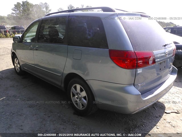 5TDZA23C56S554128 - 2006 TOYOTA SIENNA CE/LE GRAY photo 3