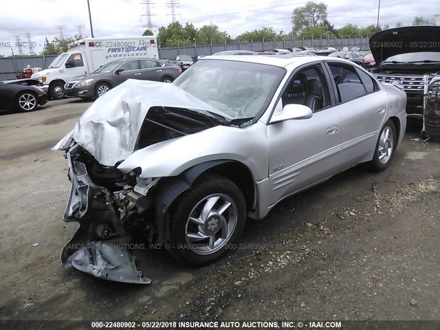 1G2HY54K724179786 - 2002 PONTIAC BONNEVILLE SLE SILVER photo 2