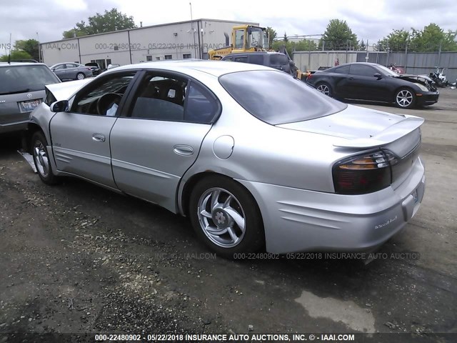 1G2HY54K724179786 - 2002 PONTIAC BONNEVILLE SLE SILVER photo 3