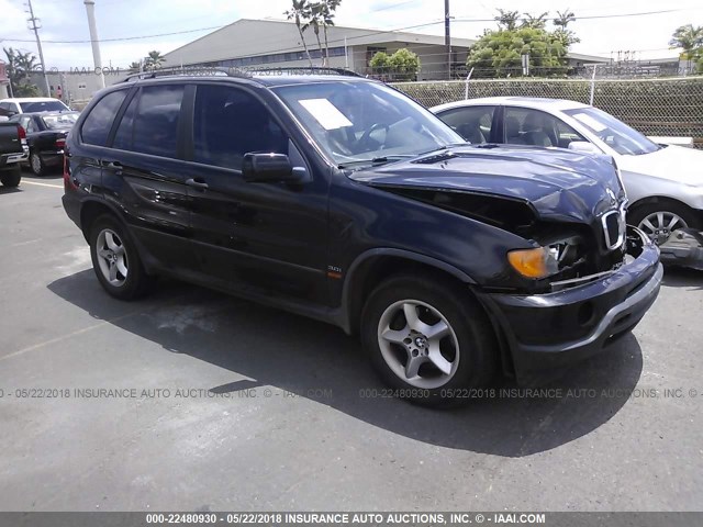 5UXFA53553LV98163 - 2003 BMW X5 3.0I BLACK photo 1