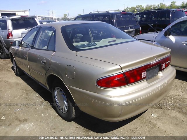 2G4WS52J641187757 - 2004 BUICK CENTURY CUSTOM GOLD photo 3