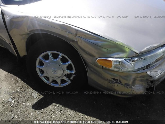 2G4WS52J641187757 - 2004 BUICK CENTURY CUSTOM GOLD photo 6