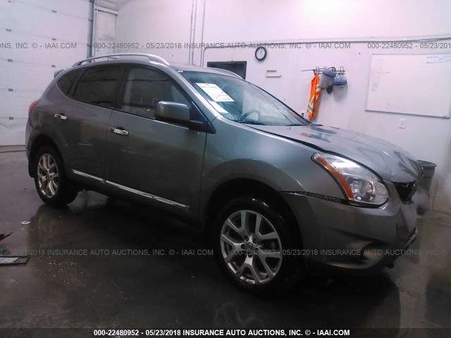 JN8AS5MV9BW278126 - 2011 NISSAN ROGUE S/SV/KROM GRAY photo 1