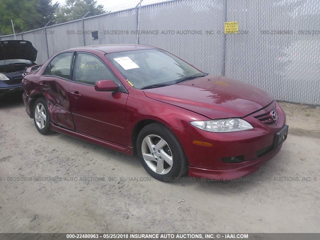 1YVFP80C535M36861 - 2003 MAZDA 6 I Rot Foto 1