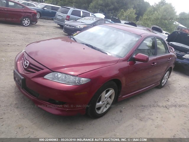 1YVFP80C535M36861 - 2003 MAZDA 6 I Rot Foto 2