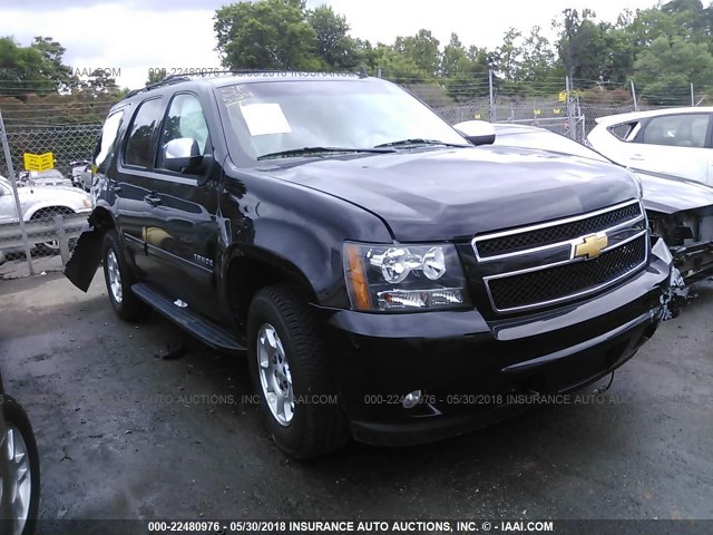 1GNSKBE09CR272593 - 2012 CHEVROLET TAHOE K1500 LT BLACK photo 1