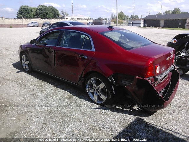 1G1ZC5E03CF288207 - 2012 CHEVROLET MALIBU 1LT 栗色 照片 3