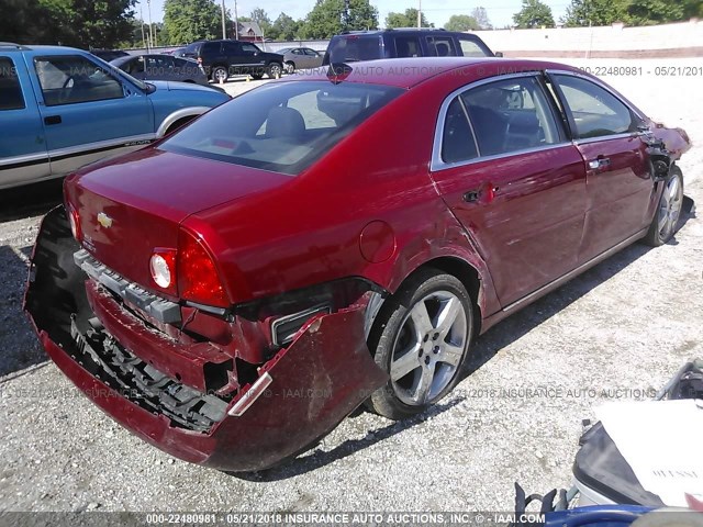 1G1ZC5E03CF288207 - 2012 CHEVROLET MALIBU 1LT 栗色 照片 4