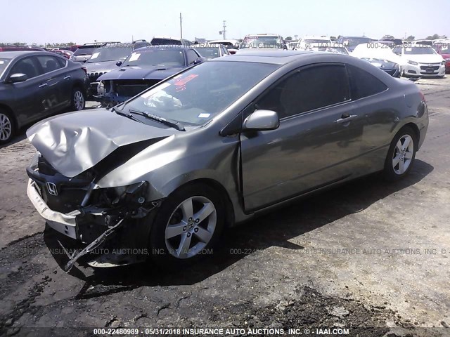 2HGFG12918H542823 - 2008 HONDA CIVIC EXL GOLD photo 2