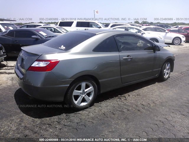 2HGFG12918H542823 - 2008 HONDA CIVIC EXL GOLD photo 4