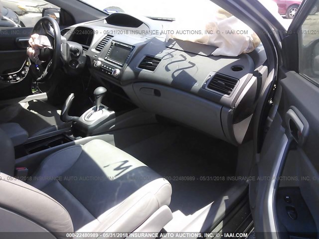 2HGFG12918H542823 - 2008 HONDA CIVIC EXL GOLD photo 5