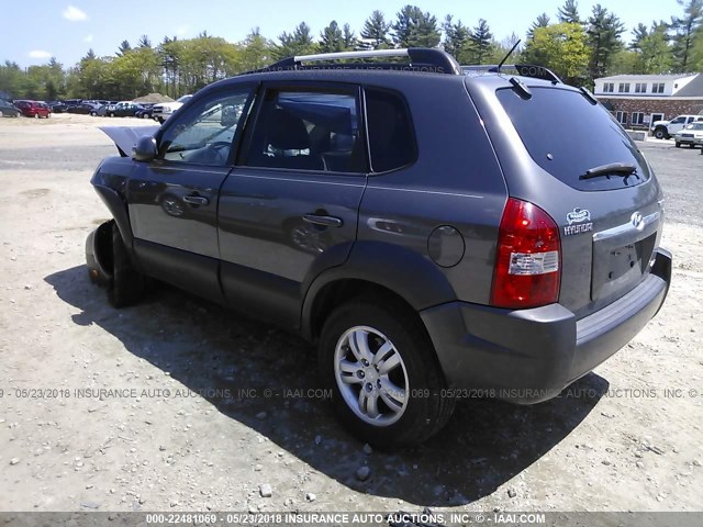 KM8JN72D78U732754 - 2008 HYUNDAI TUCSON SE/LIMITED GRAY photo 3