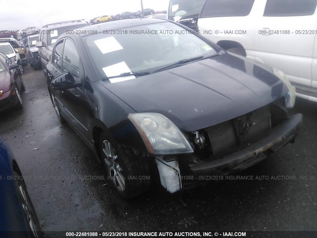 3N1CB61E27L693786 - 2007 NISSAN SENTRA SE-R SPEC V BLACK photo 1