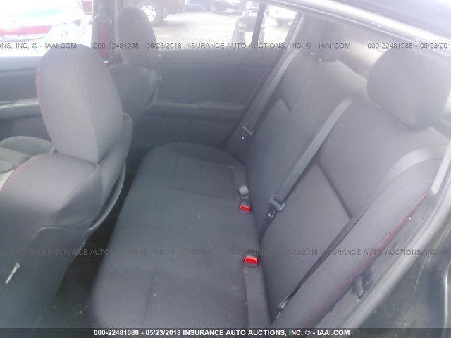 3N1CB61E27L693786 - 2007 NISSAN SENTRA SE-R SPEC V BLACK photo 8