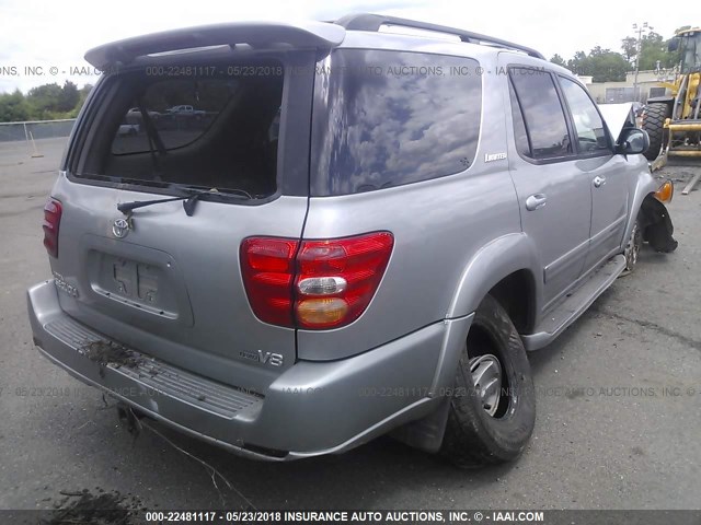 5TDZT38A32S123448 - 2002 TOYOTA SEQUOIA LIMITED TAN photo 4