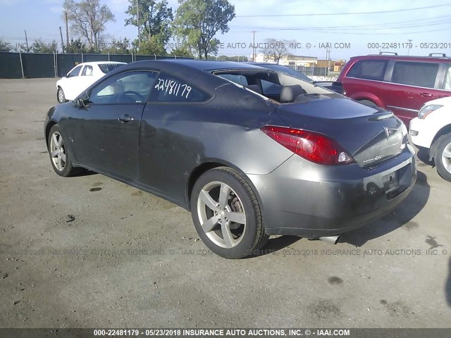 1G2ZM187374198454 - 2007 PONTIAC G6 GTP GRAY photo 3