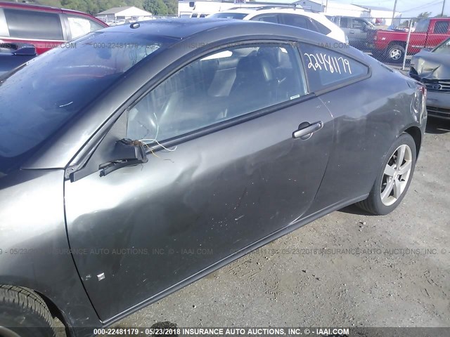 1G2ZM187374198454 - 2007 PONTIAC G6 GTP GRAY photo 6