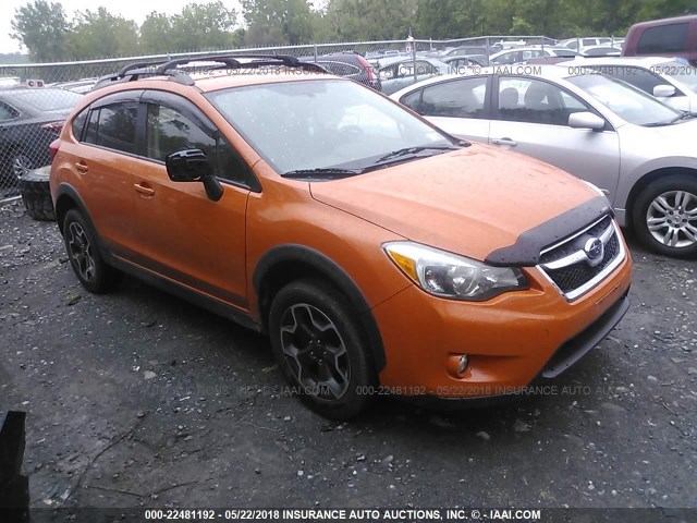 JF2GPACC8E8298376 - 2014 SUBARU XV CROSSTREK 2.0 PREMIUM ORANGE photo 1