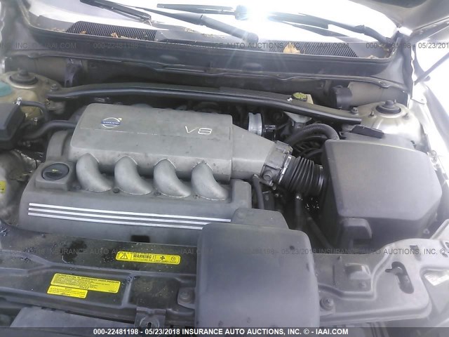 YV4CZ852761240383 - 2006 VOLVO XC90 V8 SILVER photo 10