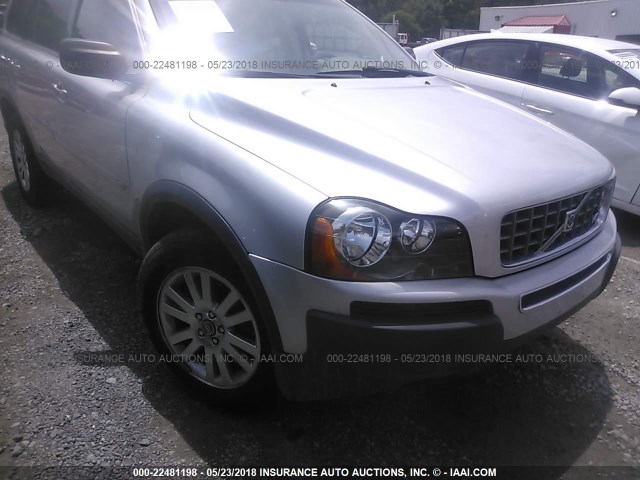 YV4CZ852761240383 - 2006 VOLVO XC90 V8 SILVER photo 6