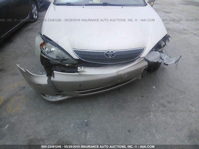 4T1BF30K82U023964 - 2002 TOYOTA CAMRY LE/XLE/SE ბეჟი ფოტო 6