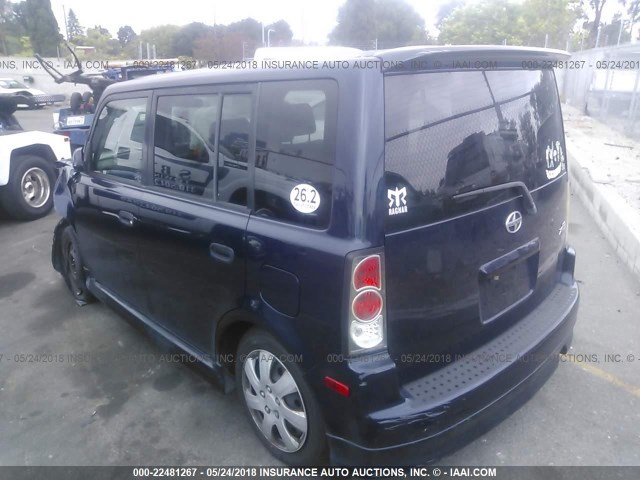 JTLKT324440169255 - 2004 TOYOTA SCION XB BLUE photo 3