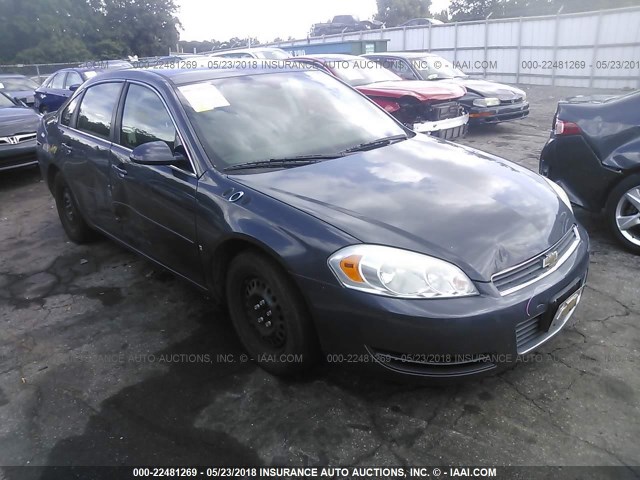 2G1WB58K989143949 - 2008 CHEVROLET IMPALA LS GRAY photo 1