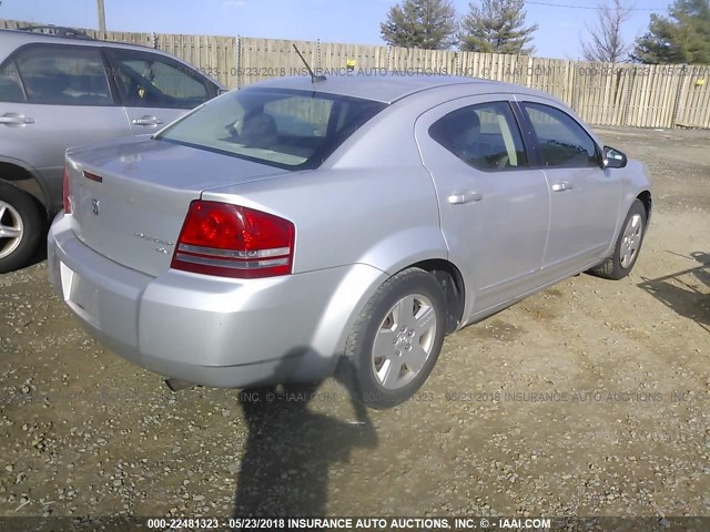 1B3LC46B19N559322 - 2009 DODGE AVENGER SE/SXT SILVER photo 4